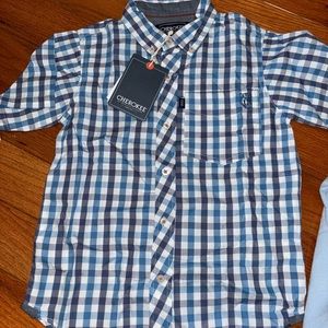 Cherokee boys button down t shirt